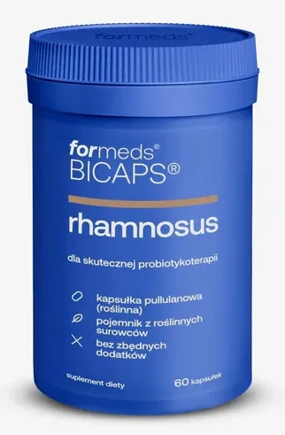 Formeds BICAPS rhamnosus (Probiotyk) 60 kapsułek Vege dla wsparcia skutecznej probiotykoterapii