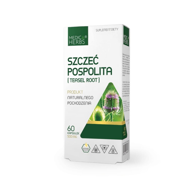 Medica Herbs Szczeć Pospolita 60 kapsułek wspiera stawy łagodzi bóle reumatyczne
