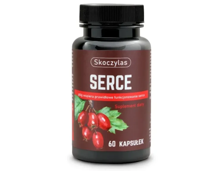 Skoczylas SERCE głóg, serdecznik, L-lizyna 60 kapsułek wspiera serce i układ krążenia