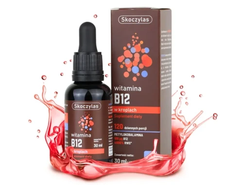 Skoczylas B12 metylokobalamina w kroplach 100 µg – suplement diety 30 ml, 120 porcji