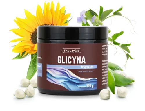 L-glicyna i L-tryptofan w proszku - naturalne aminokwasy wspierające relaks i spokojny sen