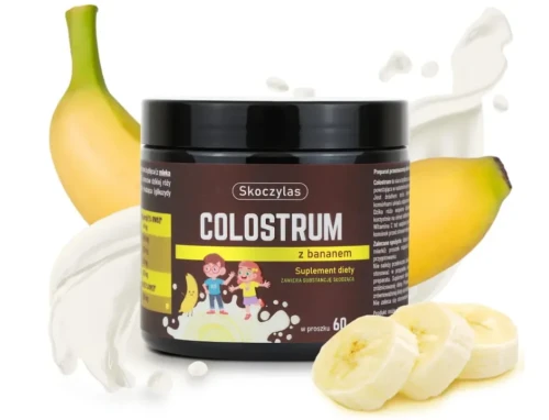 Colostrum z bananem - naturalne wsparcie odporności z immunoglobulinami IgG i witaminą C dla dzieci od 3 lat