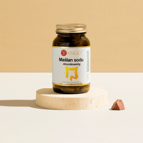 YANGO Maślan sodu otoczkowany - 90 kapsułek Wspiera zdrowie jelit