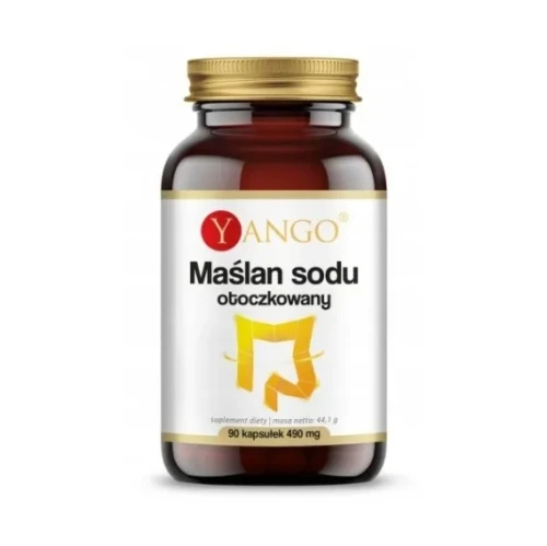 YANGO Maślan sodu otoczkowany - 90 kapsułek Wspiera zdrowie jelit