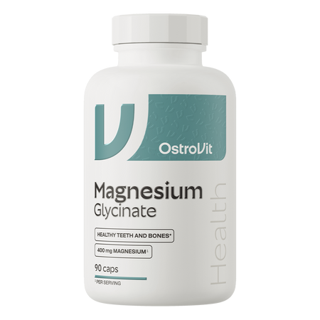 OstroVit Glicynian Magnezu - 90 kapsułek Wspiera układ nerwowy