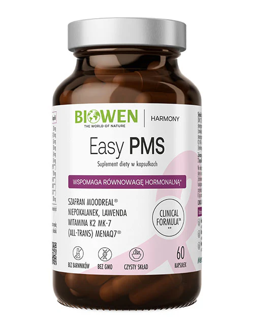 Biowen Easy PMS suplement na równowagę hormonalną kobiet kapsułki