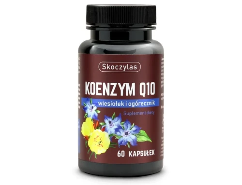 Skoczylas Koenzym Q10 z Wiesiołkiem i Ogórecznikiem – suplement diety 100mg, 60 kapsułek
