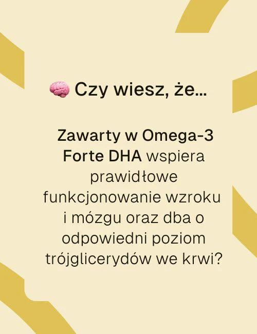 Biowen Omega 3 FORTE Trójglicerydy 1000mg EPA, 500mg DHA 90 kapsułek z olejem rybim Wspiera układ sercowo-naczyniowy