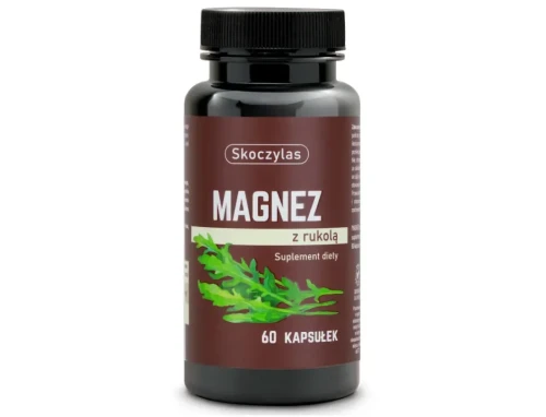 Skoczylas Magnez z Rukolą 212mg – suplement diety z cytrynianem magnezu, 60 kapsułek
