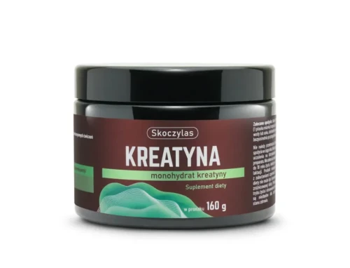 Skoczylas Kreatyna Monohydrat w Proszku – 100% czysta kreatyna, 160g