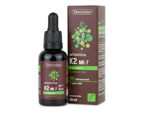 Skoczylas Witamina K2 MK-7 z Natto w Kroplach – suplement diety 150µg, 30ml