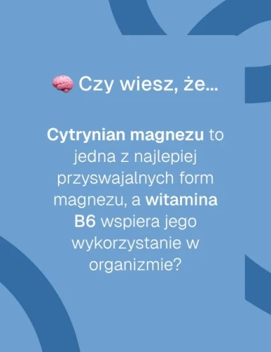 Czy wiesz że Cytrynian Magnezu Biowen z aktywną witaminą B6 P-5-P – to wsparcie mięśni i układu nerwowego
