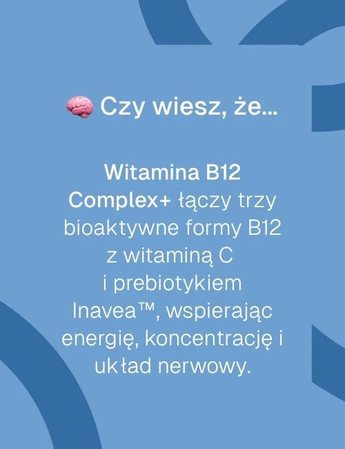 Biowen Witamina B12 Complex+ 1000 µg – 3 Formy B12