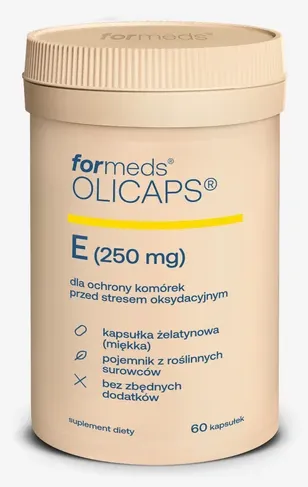 Formeds OLICAPS E – suplement diety z witaminą E, 60 kapsułek