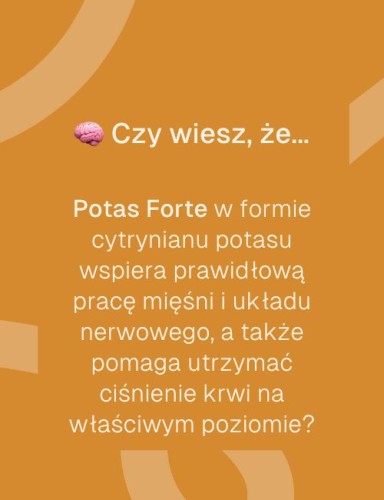 Biowen Potas Forte 400 mg – cytrynian potasu, 100 kapsułek, czy wiesz że