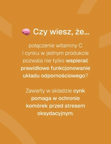 Biowen Witamina C + Cynk Forte – suplement diety, 100 kapsułek czy wiesz że