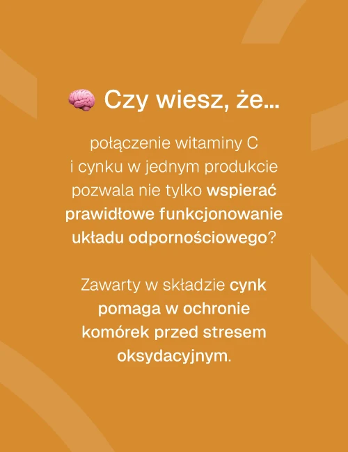 Biowen Witamina C + Cynk Forte – suplement diety, 100 kapsułek czy wiesz że