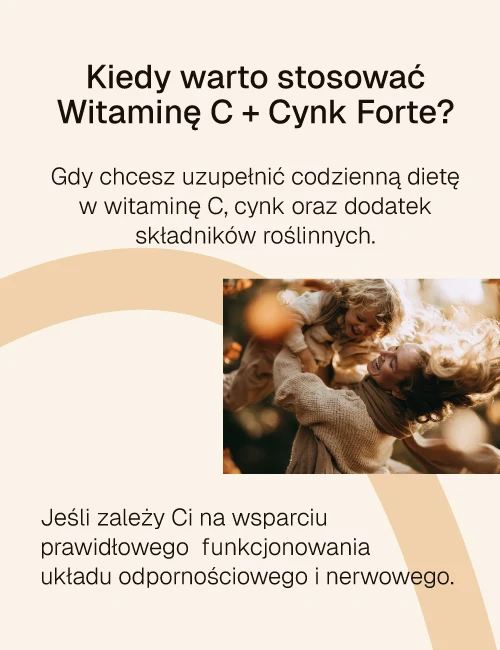 Biowen Witamina C + Cynk Forte – suplement diety, 100 kapsułek kiedy warto stosować