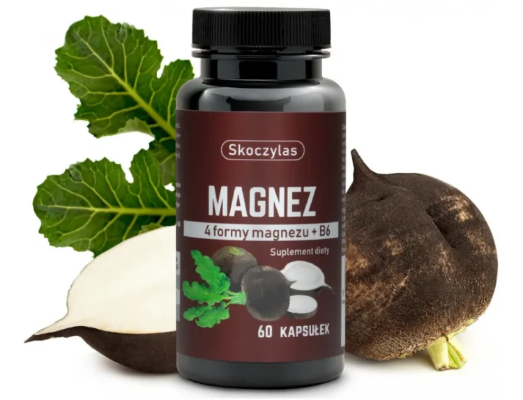 Czarna rzepa i formy magnezu – taurynian, cytrynian, diglicynian, mleczan Skoczylas