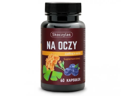 Na Oczy – suplement z luteiną, zeaksantyną, borówką i miłorzębem Skoczylas