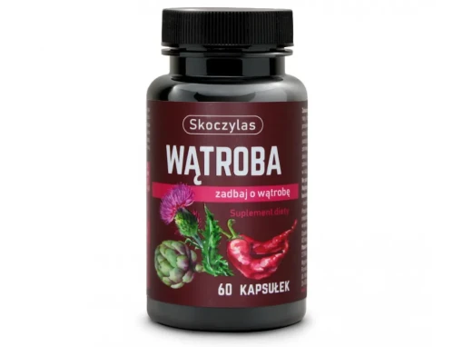 Skoczylas Wątroba - ostropest, karczoch, kapsaicyna, 60 kapsułek