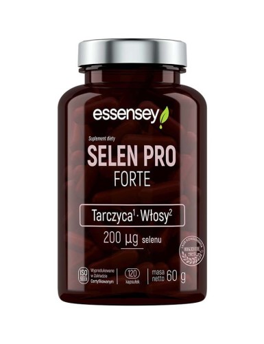 Essensey Selen Pro Forte 200 µg 120 kapsułek z L-selenometioniną