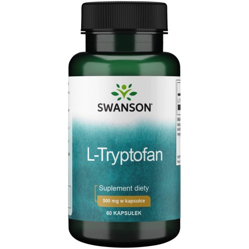 Swanson L-Tryptofan 500mg – suplement diety wspierający zdrowy sen i dobry nastrój