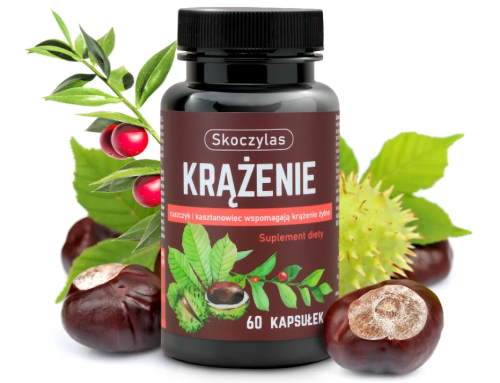Skoczylas KRĄŻENIE – ruszczyk i kasztanowiec wspierające krążenie żylne i zmęczone nogi