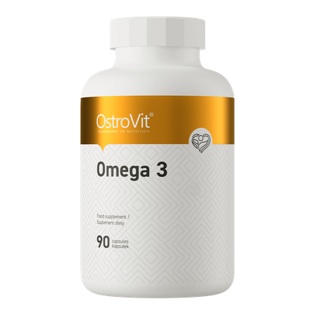 OstroVit Omega 3, 90 kapsułek żelowych z olejem rybim