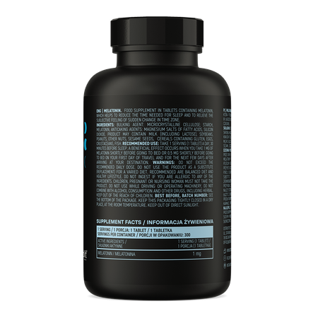 OstroVit Keep Sleep Melatonina 300 tabletek wspiera regenerację organizmu i poprawia jakość snu