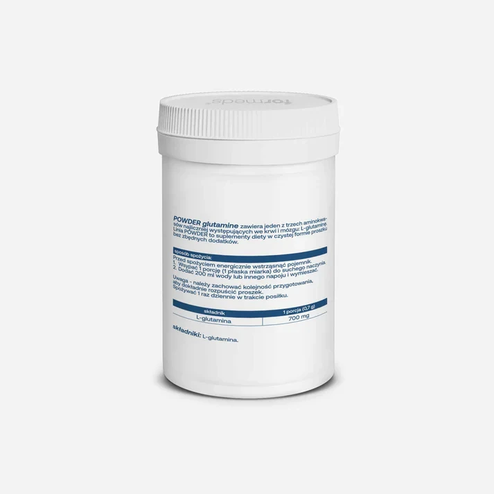 Formeds  POWDER glutamine - Glutamina proszek 90 porcji Vege wege wspiera wspomaga  układ odpornościowy, jelita