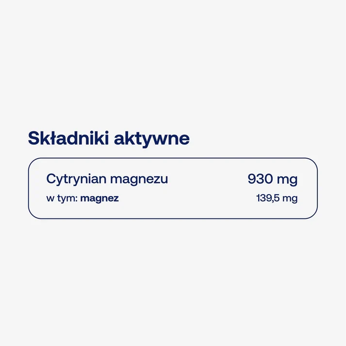 skład POWDER magnesium